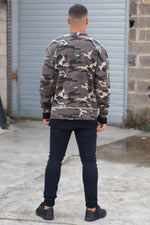 Long Sleeved Camouflage Sweater by Sixth June - Brit Boss 