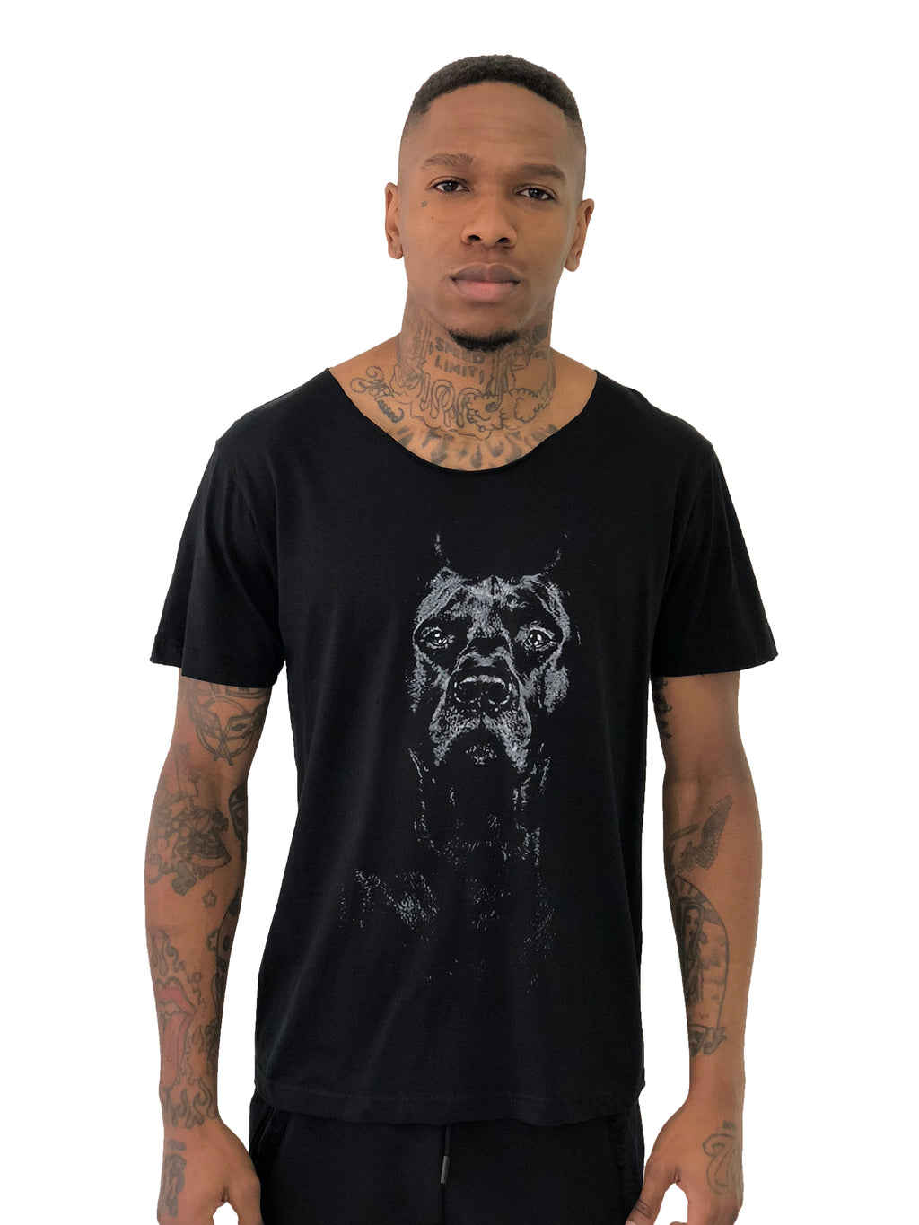T-Shirt "Great Dane" The Elegance Of Fashion Pet Black by iacobuccyounes Italy - Brit Boss 