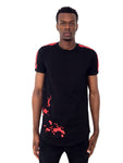 Men T-Shirt "Floral Patch" Black by Gradur For Project X Paris - Brit Boss 