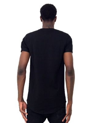 Men T-Shirt "Floral Patch" Black by Gradur For Project X Paris - Brit Boss 