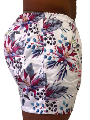 Tropical Floral Swim Shorts by Sinners Attire - Brit Boss 