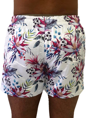 Tropical Floral Swim Shorts by Sinners Attire - Brit Boss 