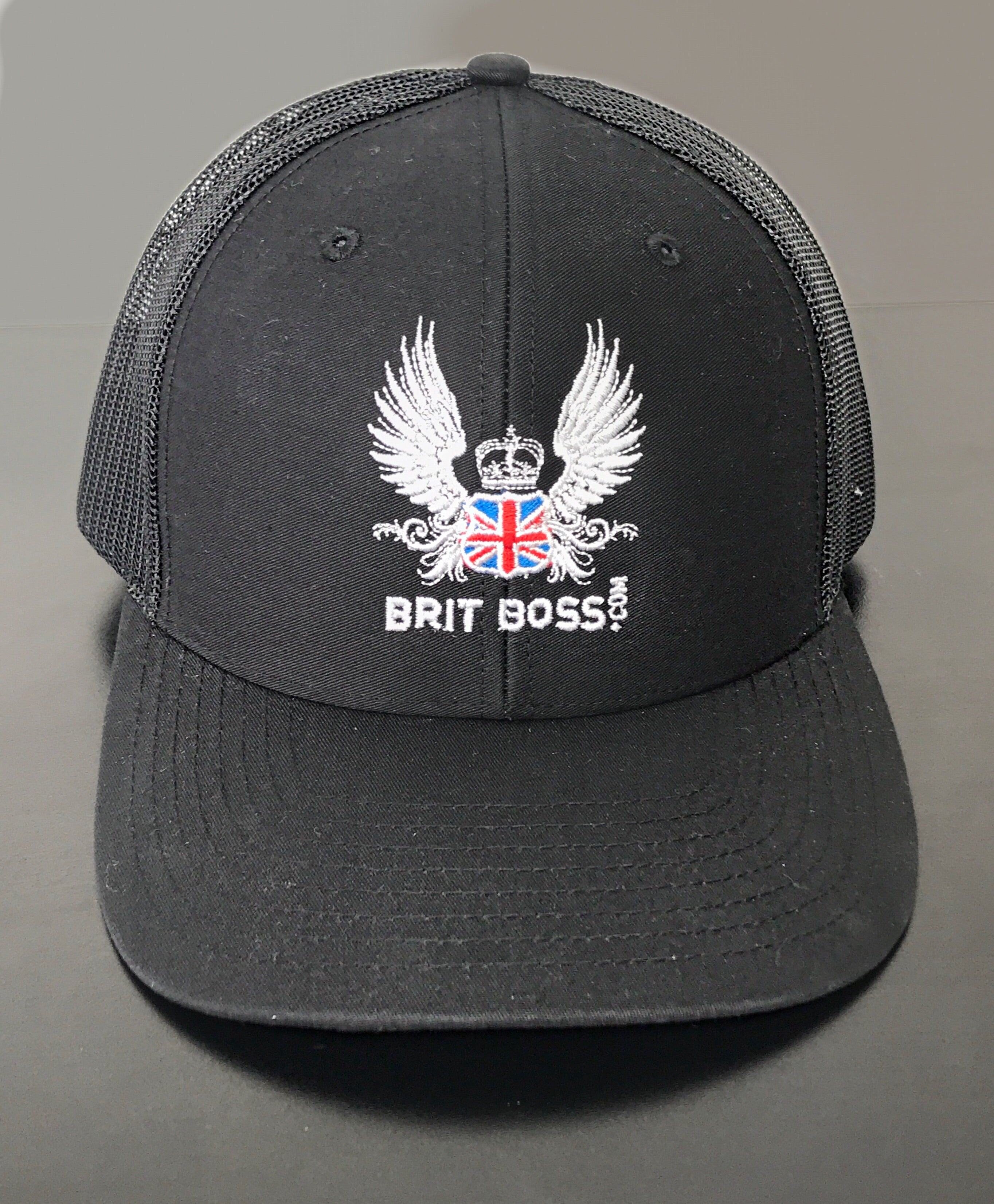 Brit Boss Black Baseball Cap - Brit Boss 