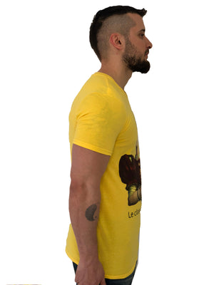 Men T-Shirt  Classic bondage woman Yellow by iacbuccyounes Italy - Brit Boss 