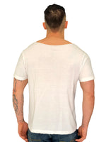 Men T-Shirt "La Demence" Face White by iacobuccyounes Italy - Brit Boss 