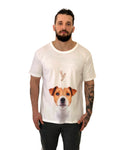 Men T-Shirt "Beagle" Dog White by iacobuccyounes Italy - Brit Boss 